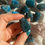 Thumbnail: Blue apatite tumbled stones