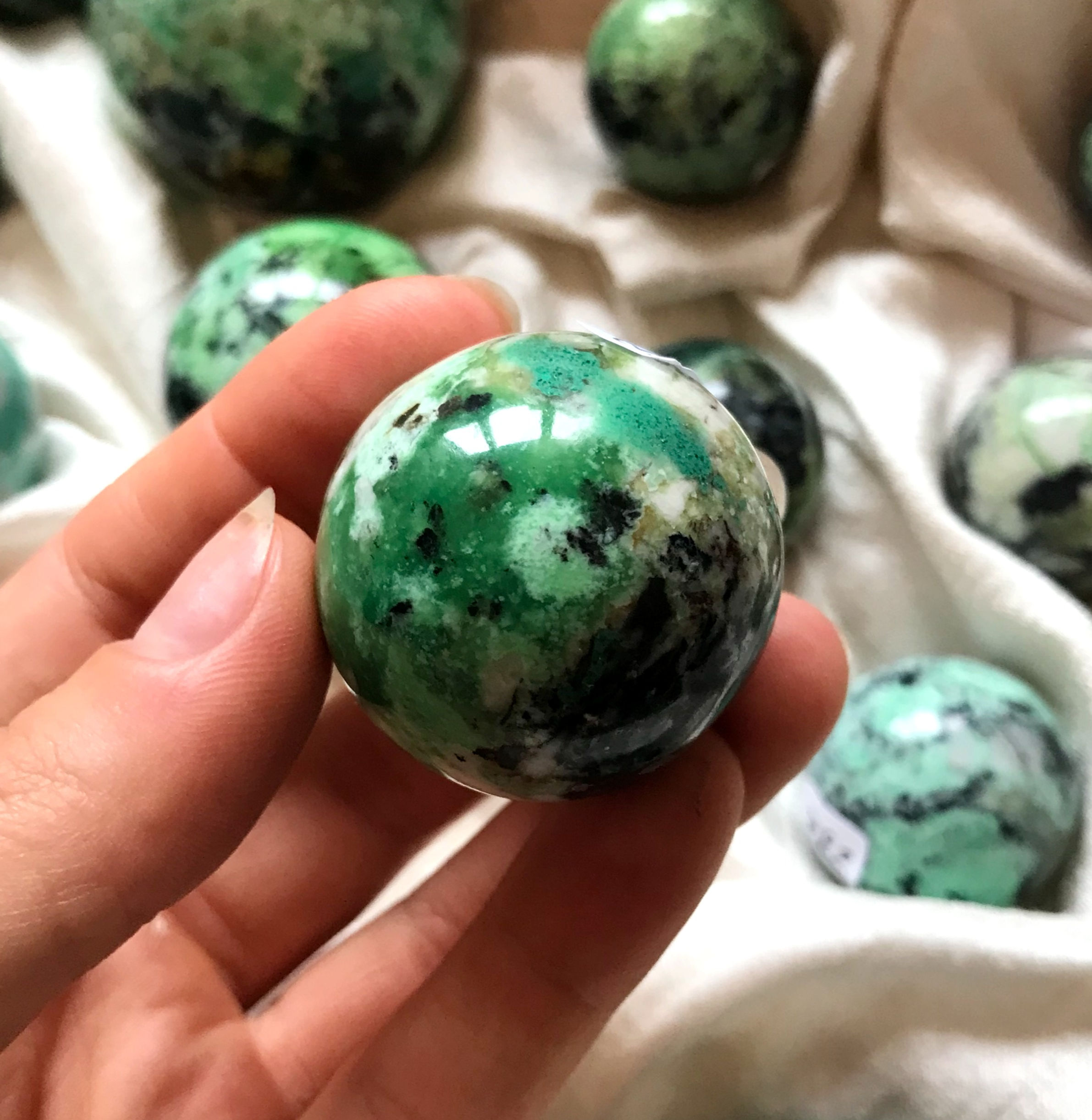 RARE Variscite sphere 38b