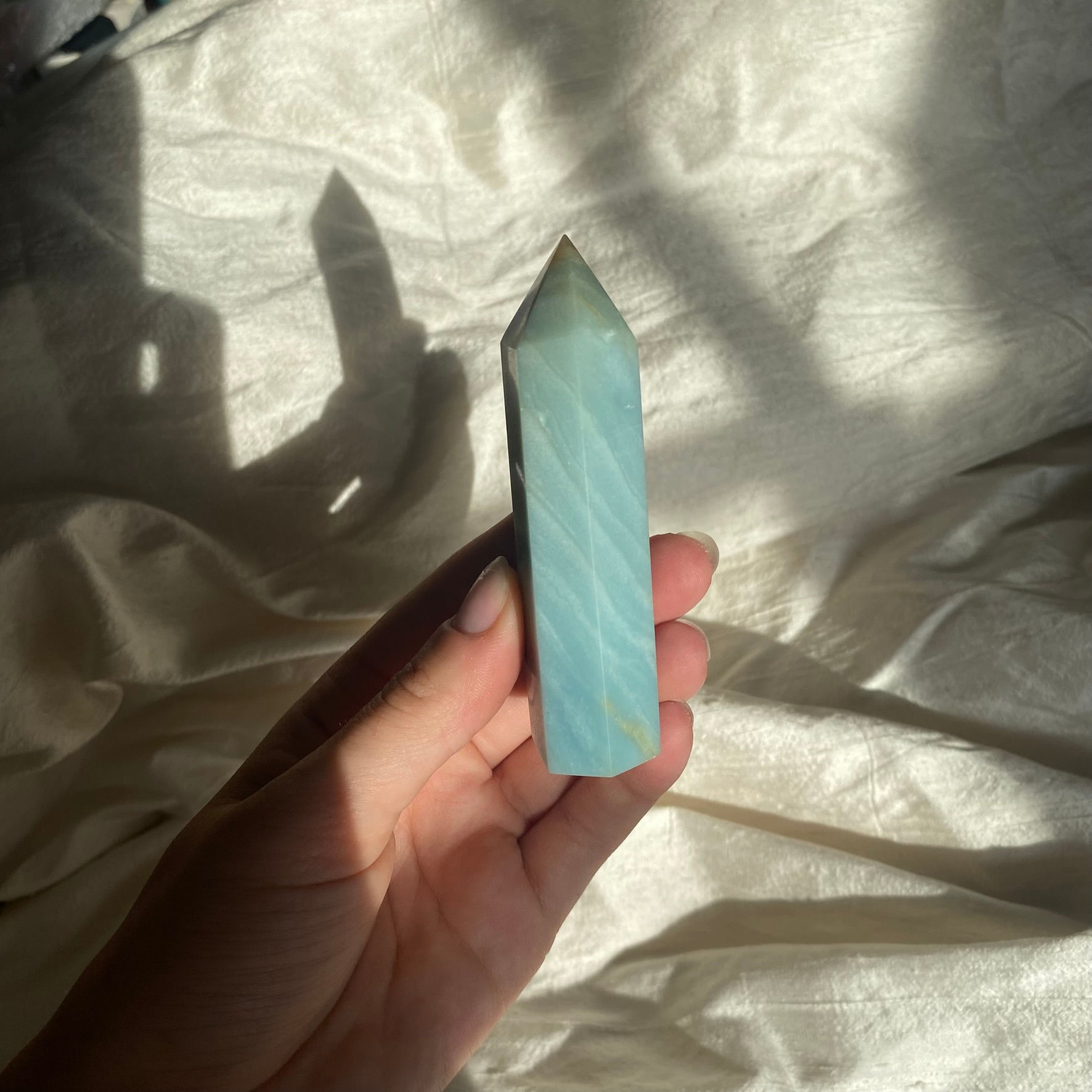Amazonite point 22a