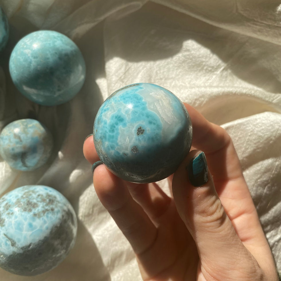 Thumbnail: Larimar sphere