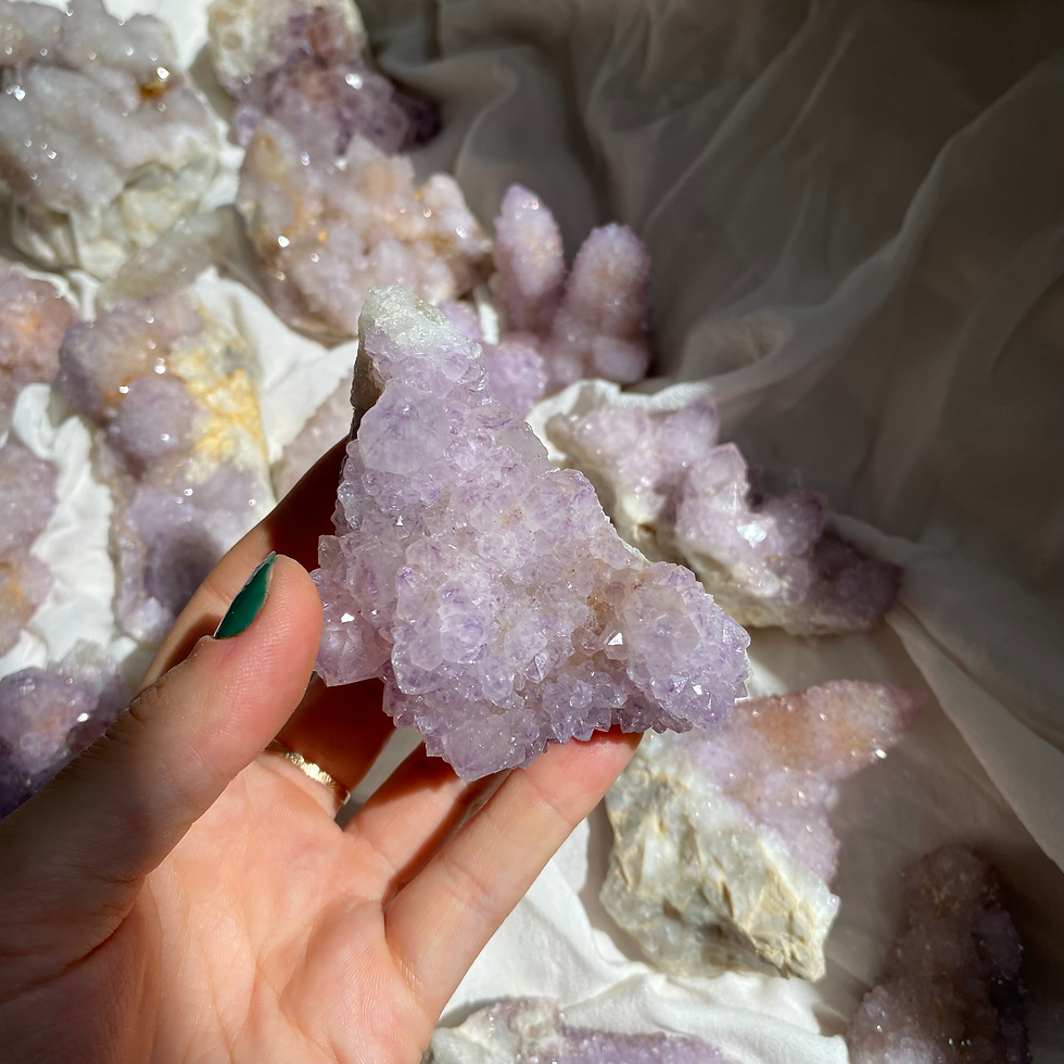 Thumbnail: Spirit amethyst cluster 47f