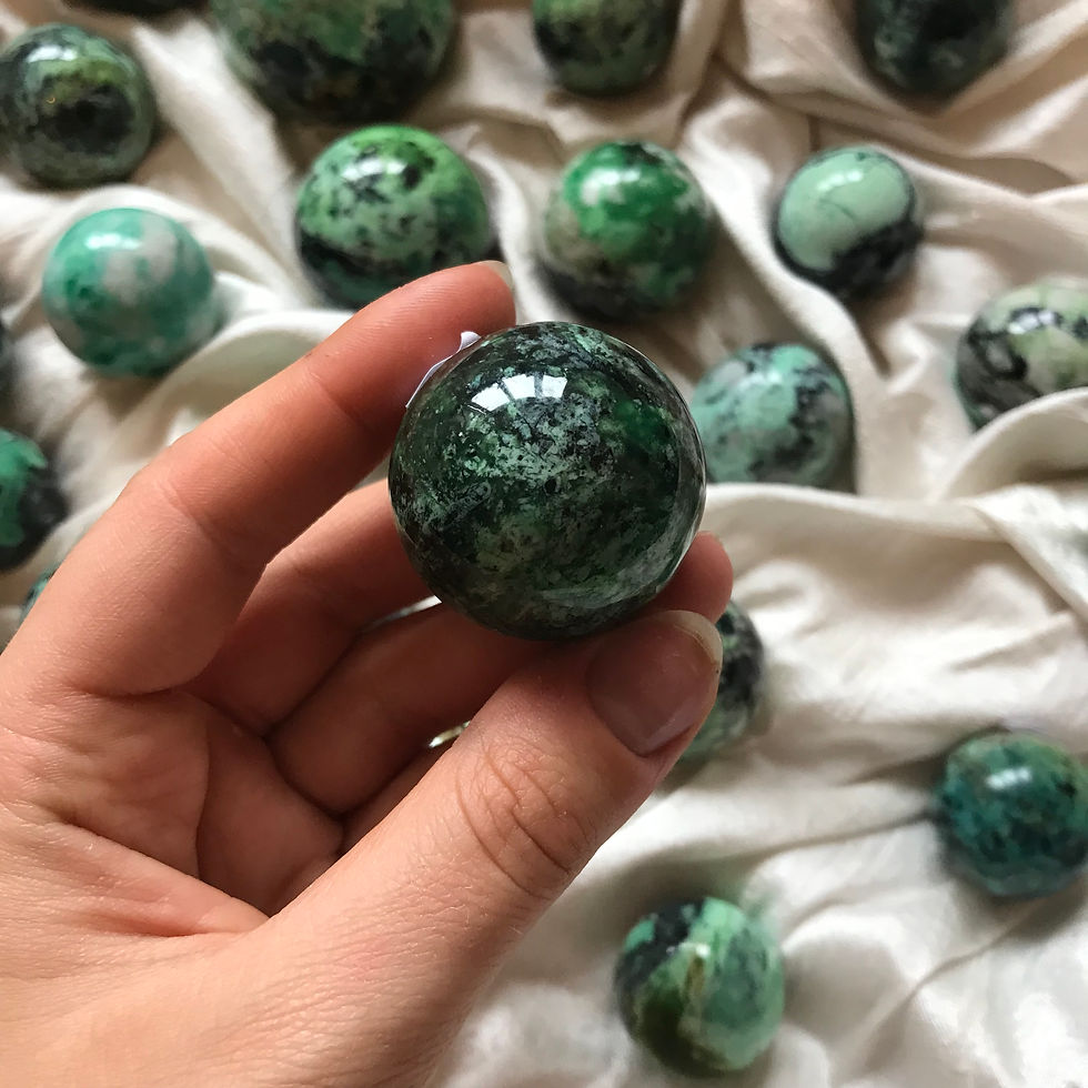 Thumbnail: RARE Variscite sphere 38d