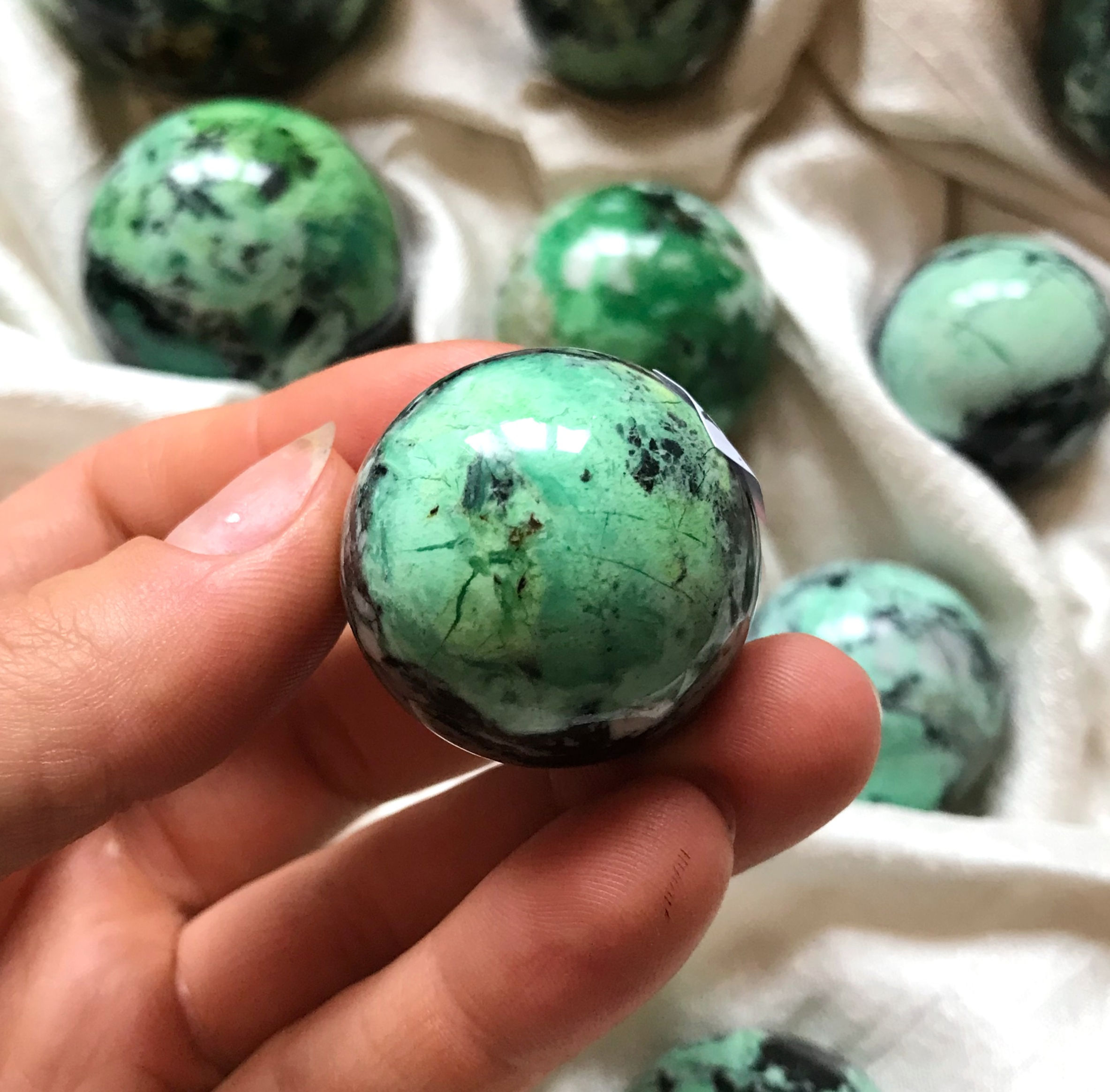 RARE Variscite sphere 23c