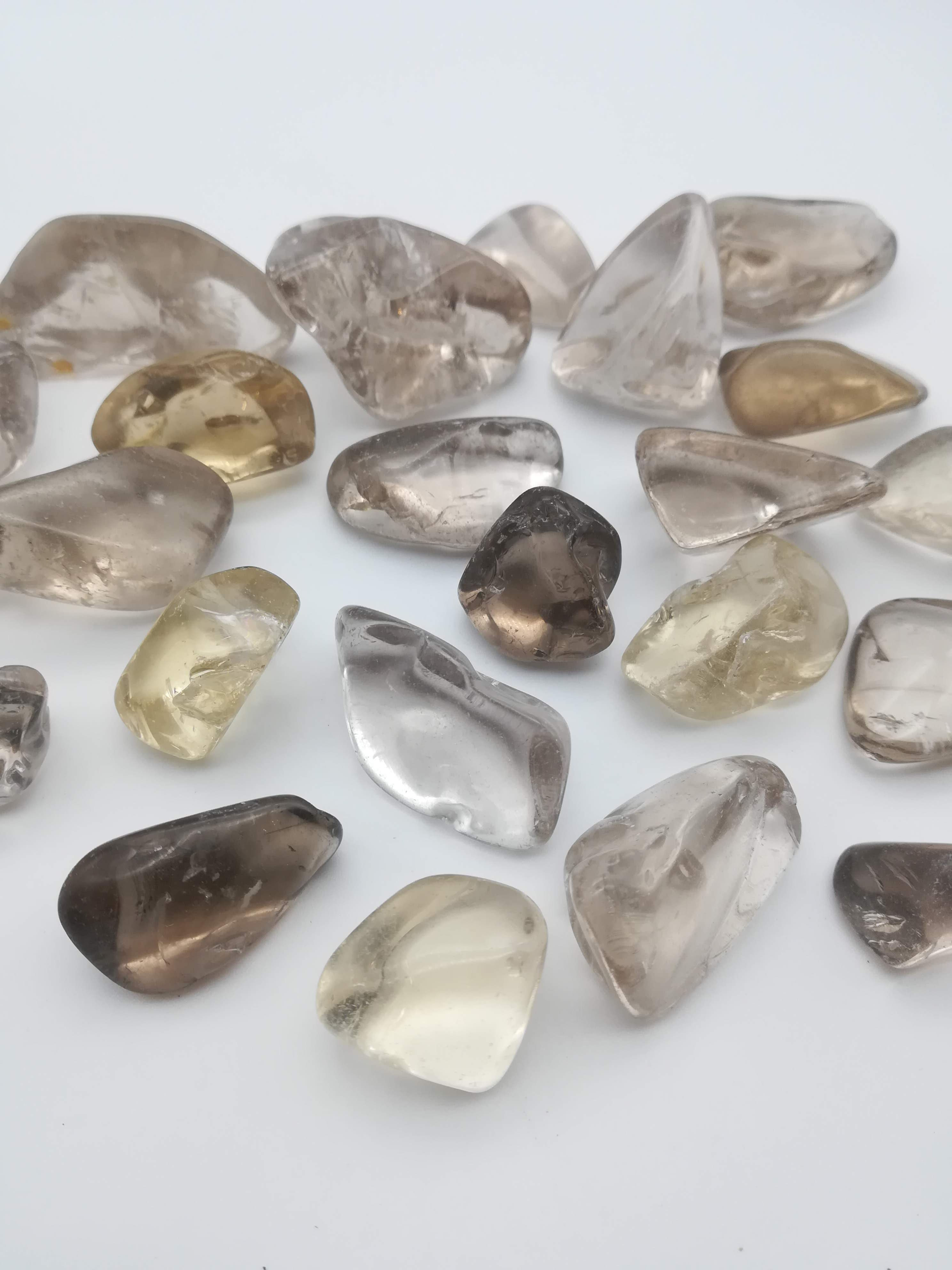 Smokey quartz tumbled stone