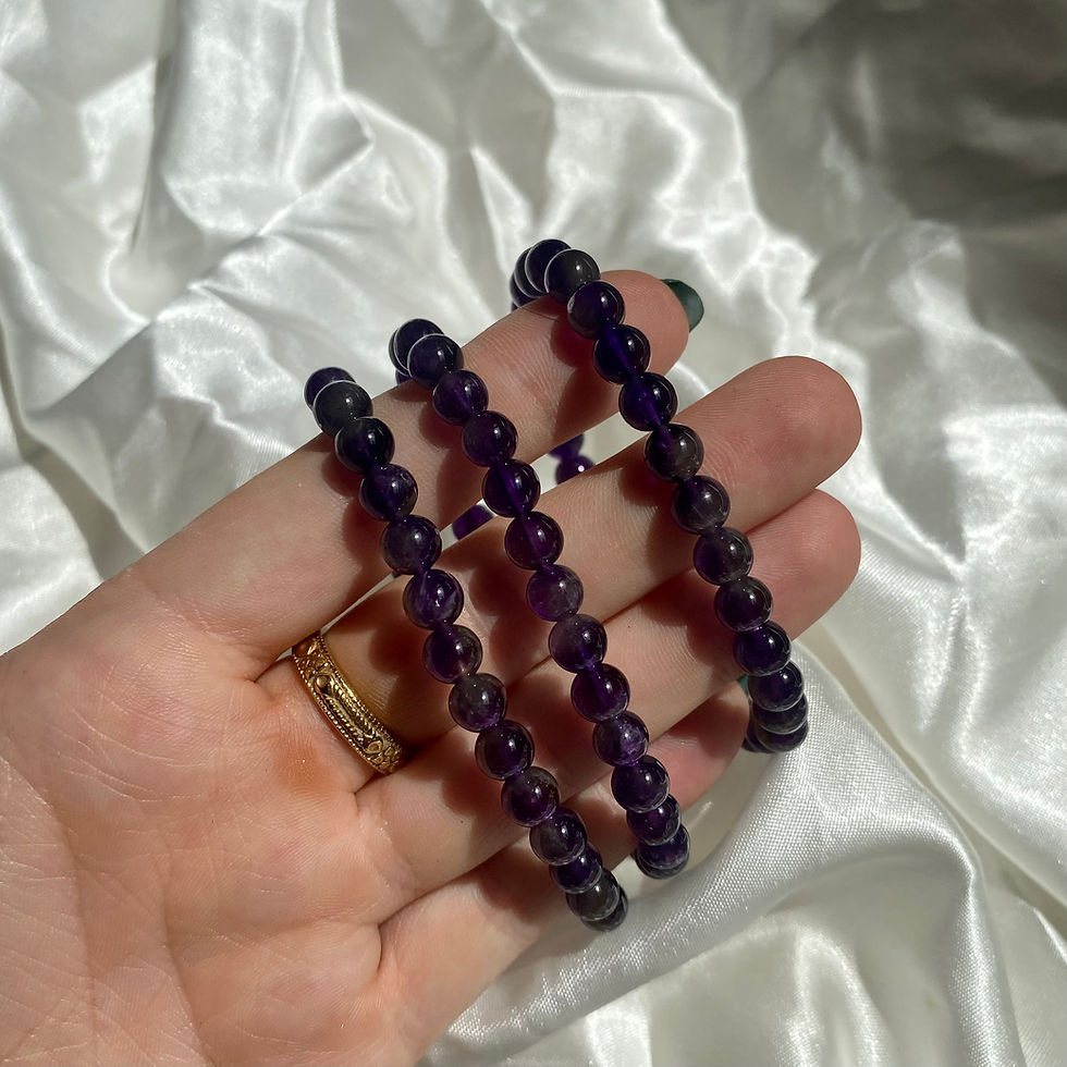 Thumbnail: Deep amethyst bracelet
