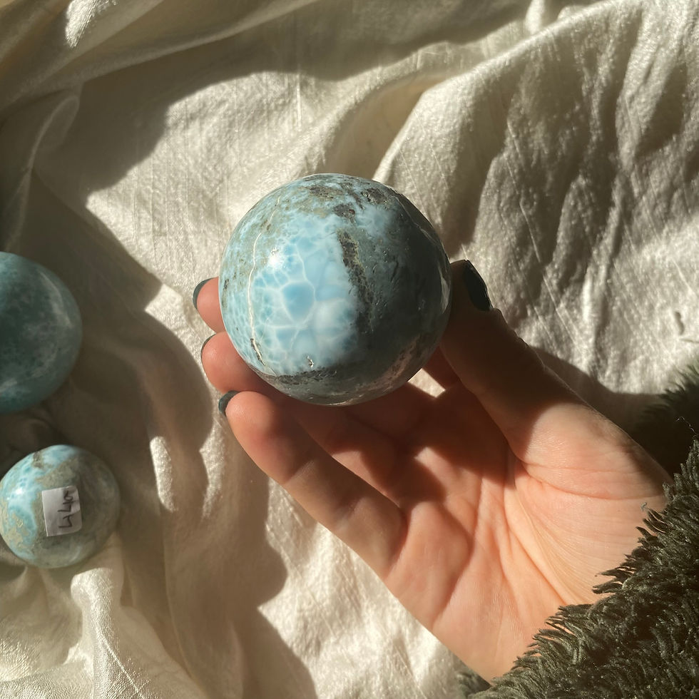 Thumbnail: Large Larimar sphere d