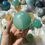 Thumbnail: Pistachio calcite sphere 56a