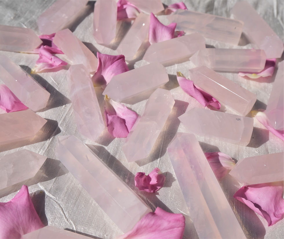 Thumbnail: AA grade rose quartz point