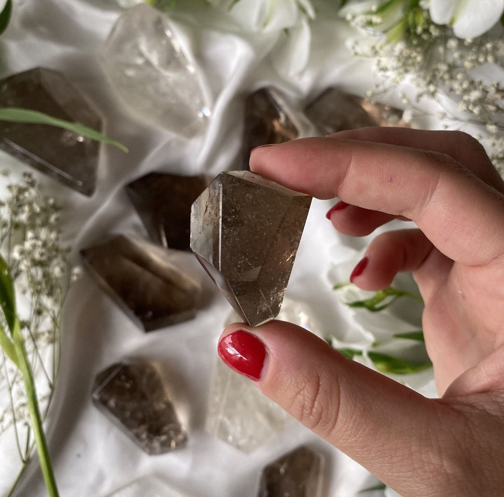 Smoky quartz free form 7