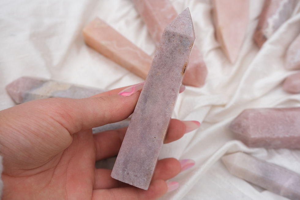 Thumbnail: Pink amethyst point 5