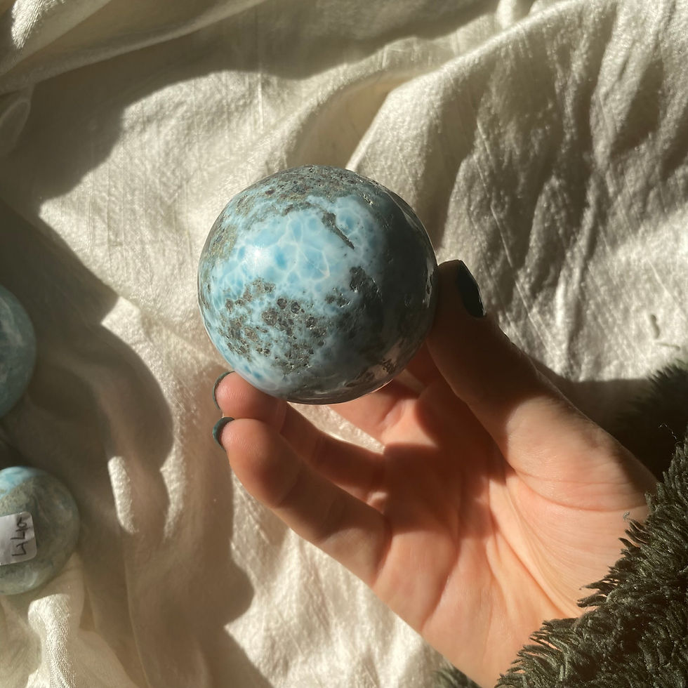 Thumbnail: Large Larimar sphere d