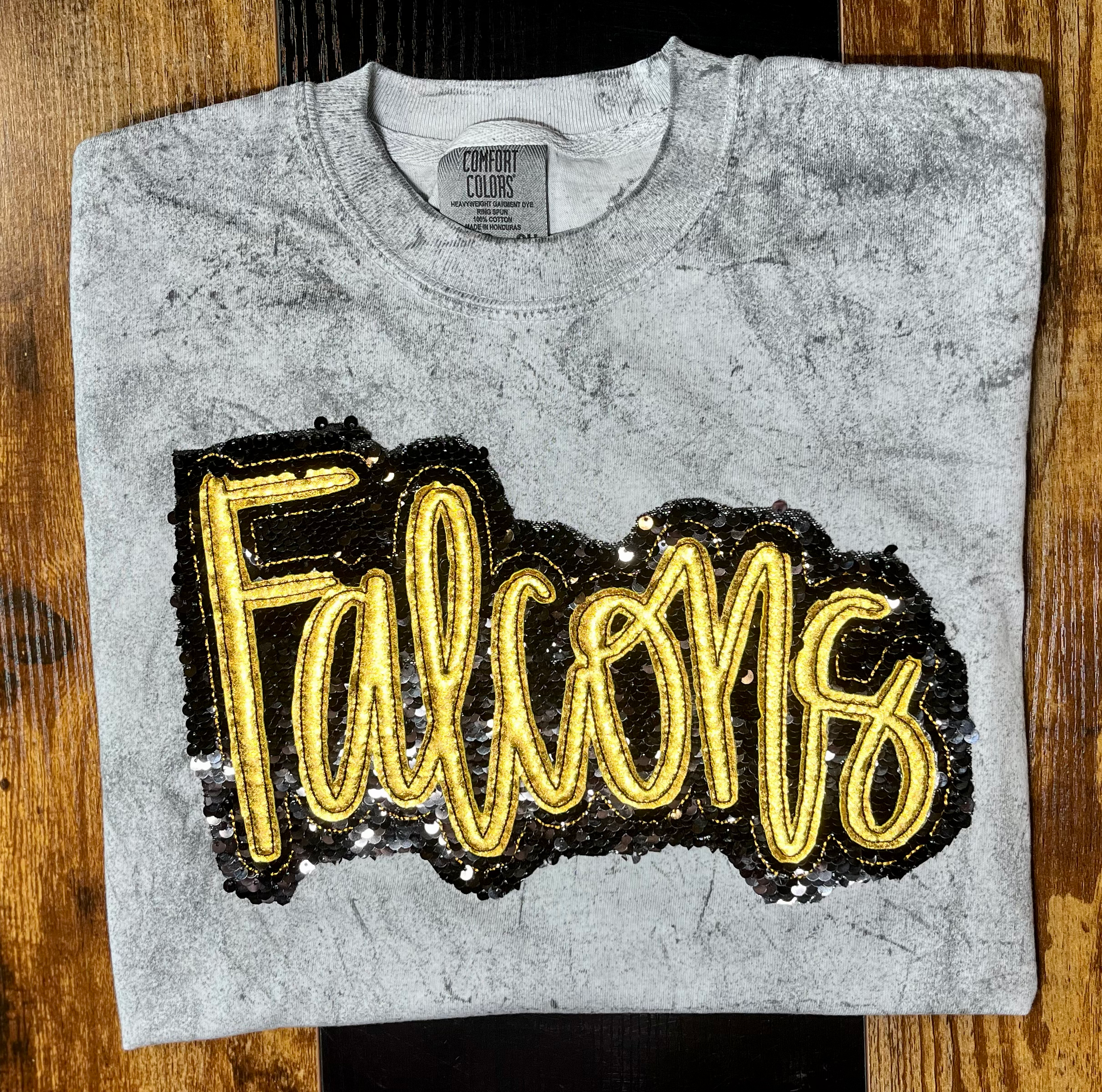 Falcons Embroidered Sequins