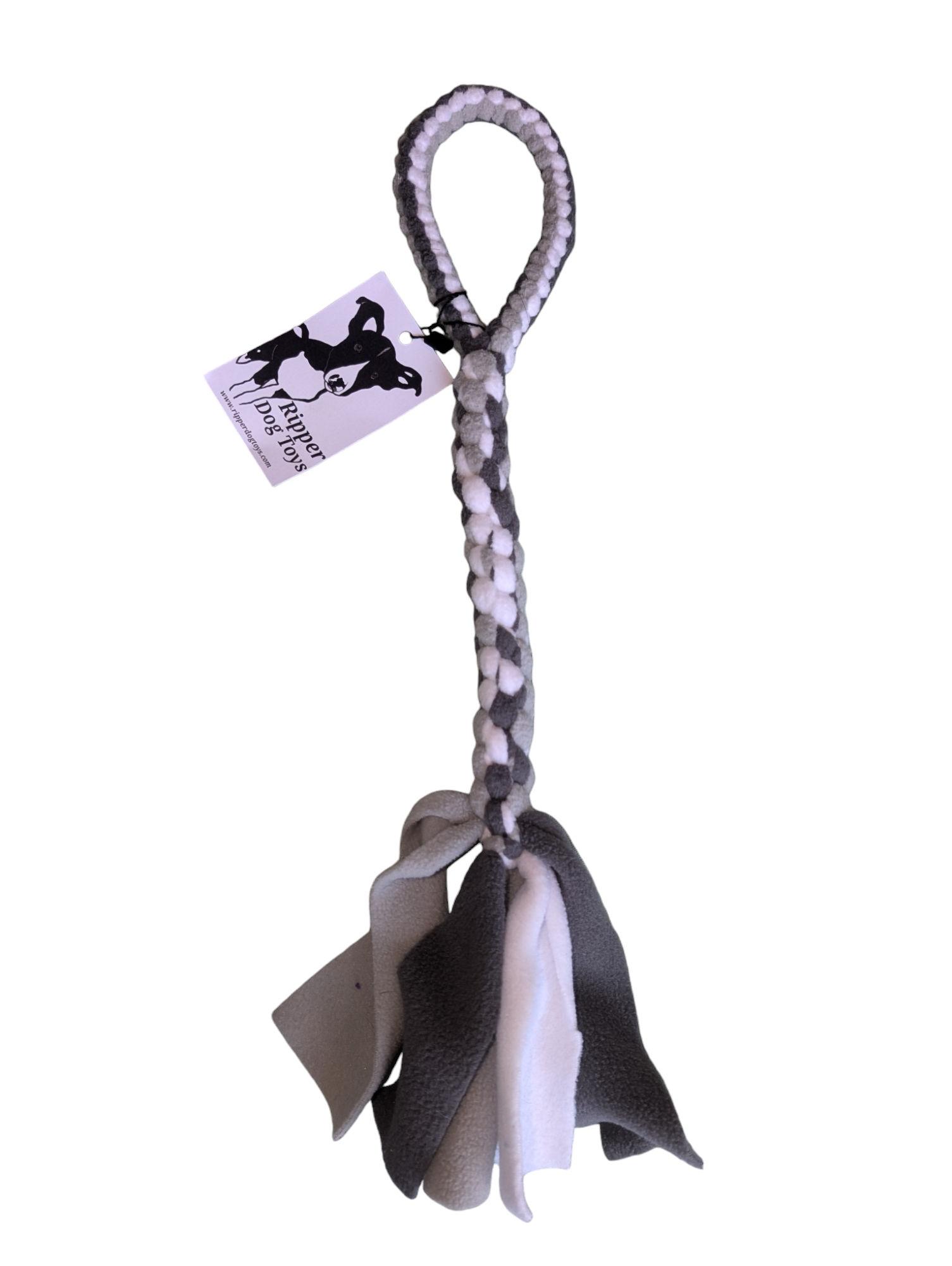 Long Triple Woven Handle Tug With Tail