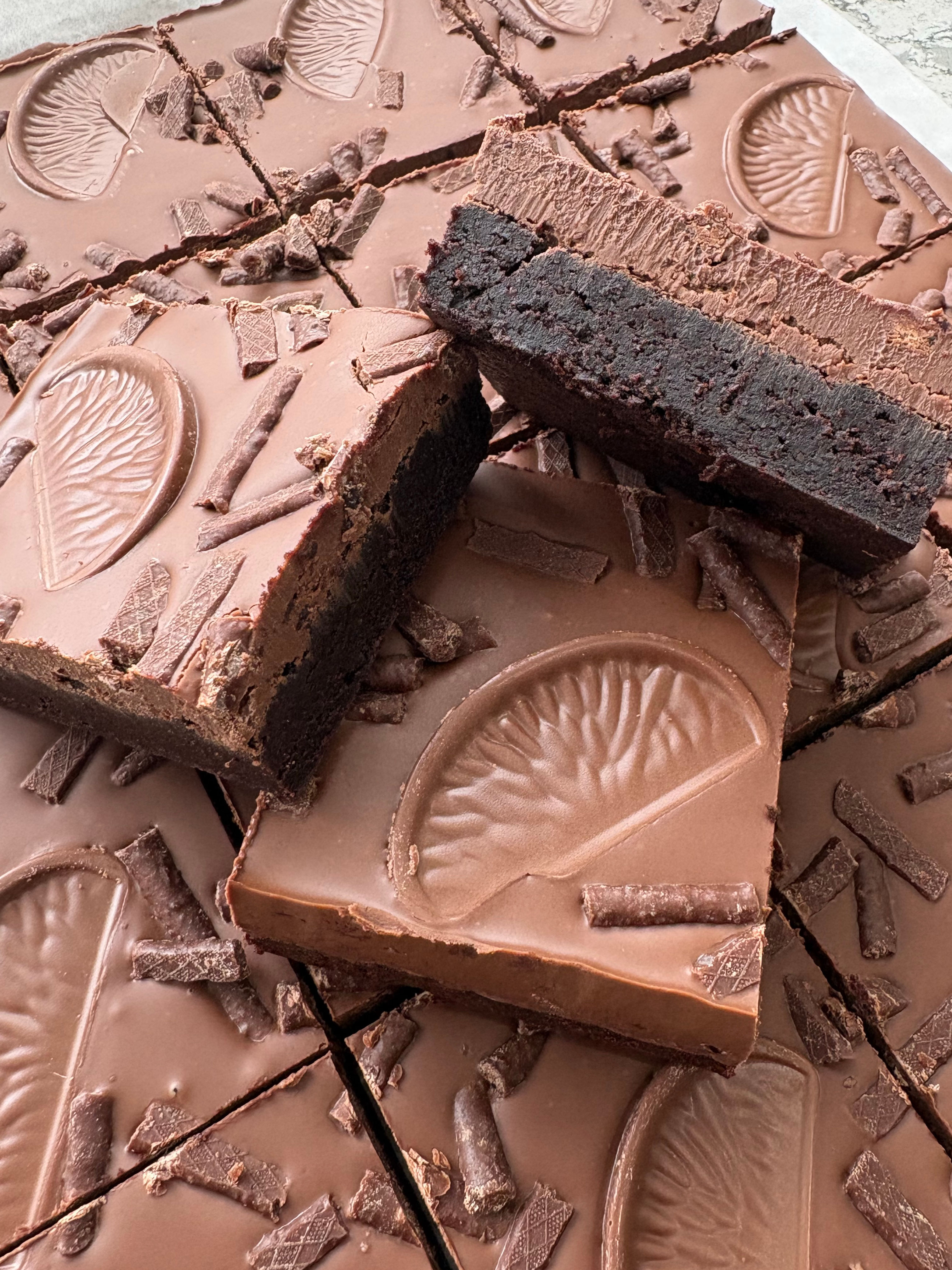 Chocolate orange brownie