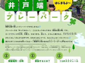 ７／６（日）井戸端プレーパーク＠梶野公園スタート！