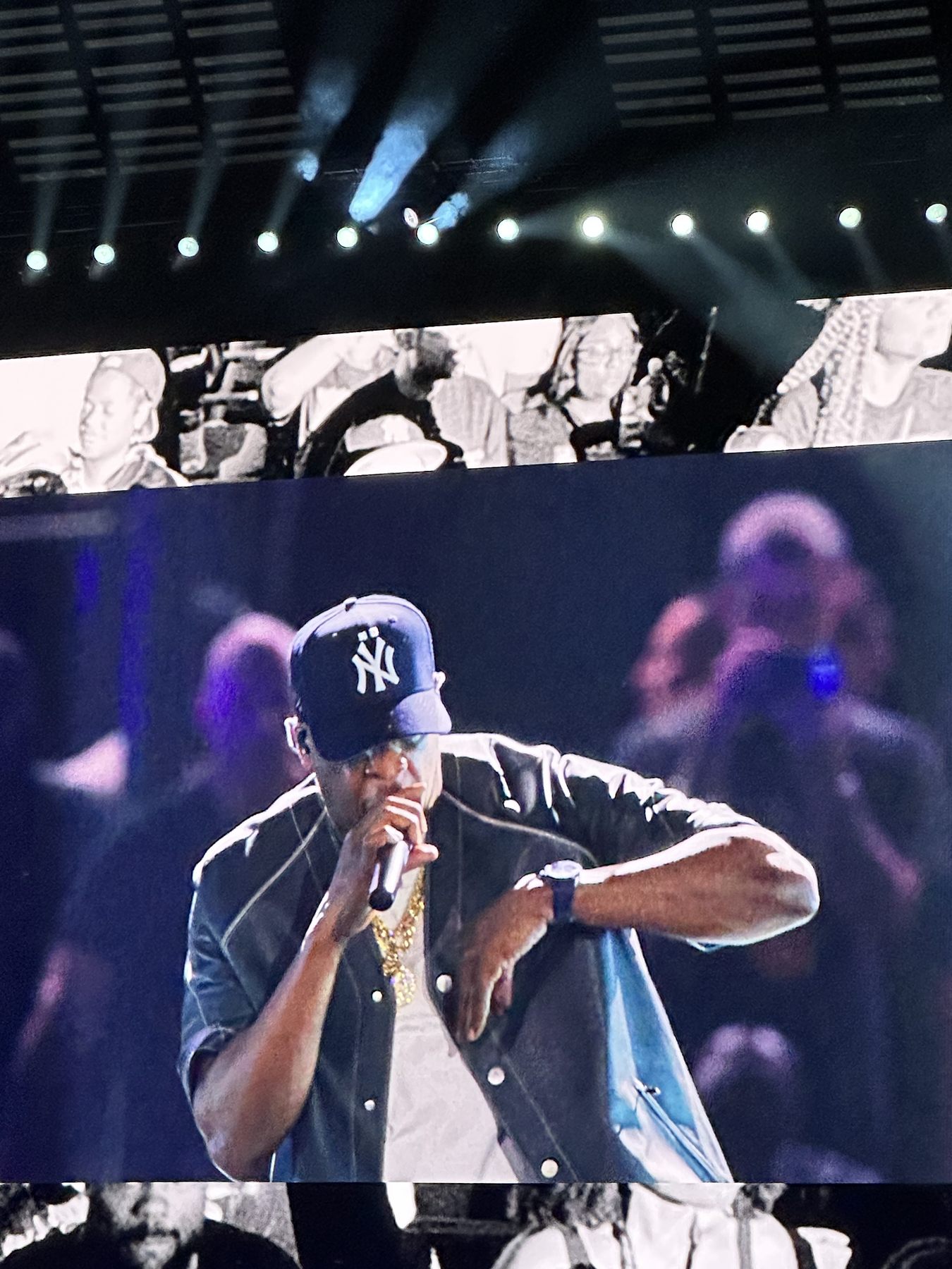 Mr K Nations attending JAY-Z at Yankee Stadium — selected frame 11
