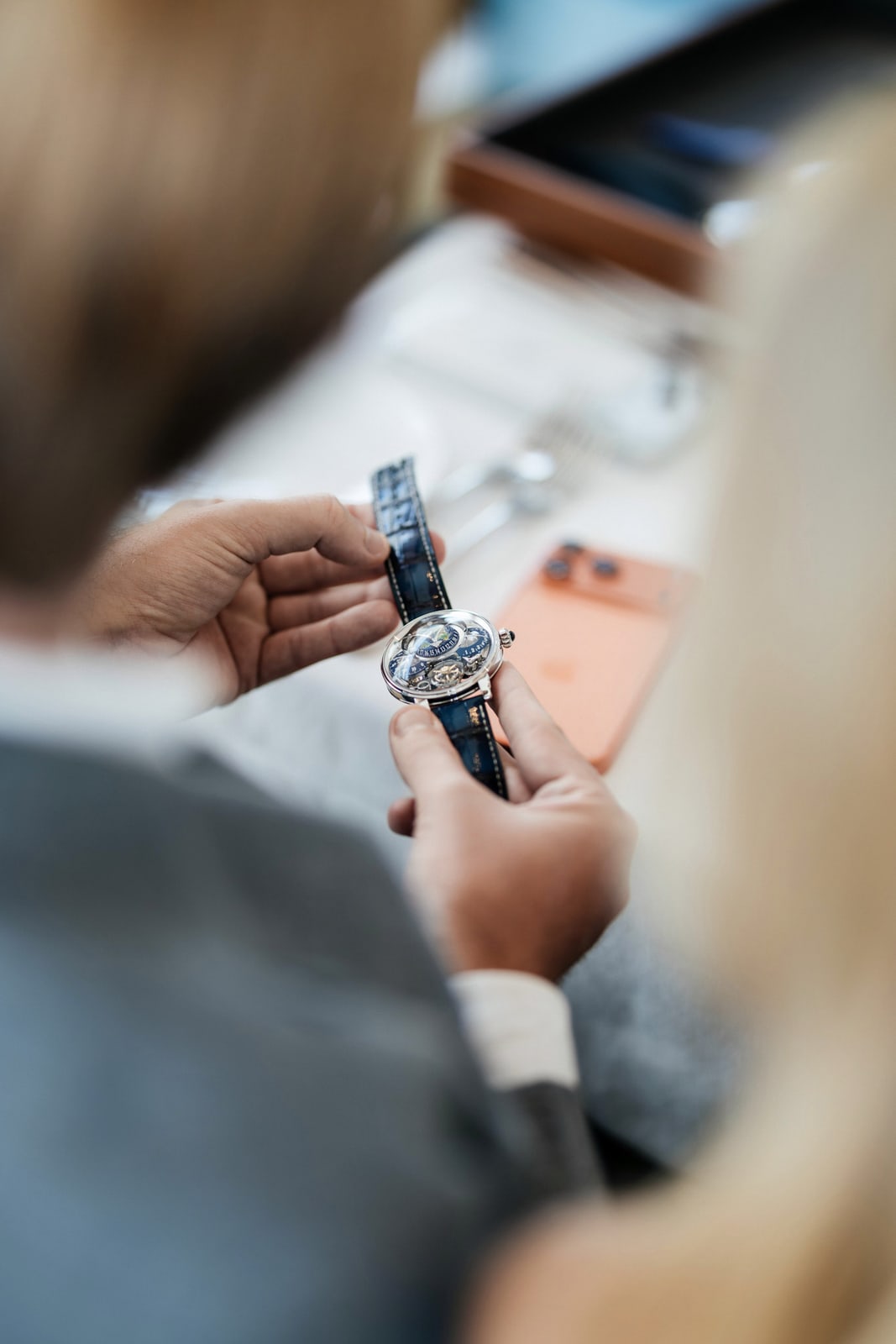 A considered watch detail
