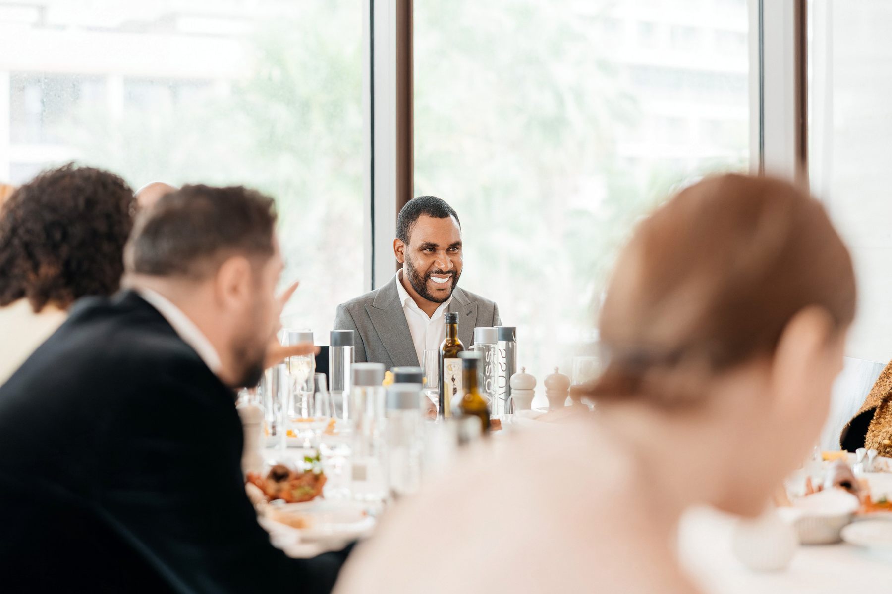 Mr K Nations at the VOSS Water business lunch in Dubai — selected frame 10