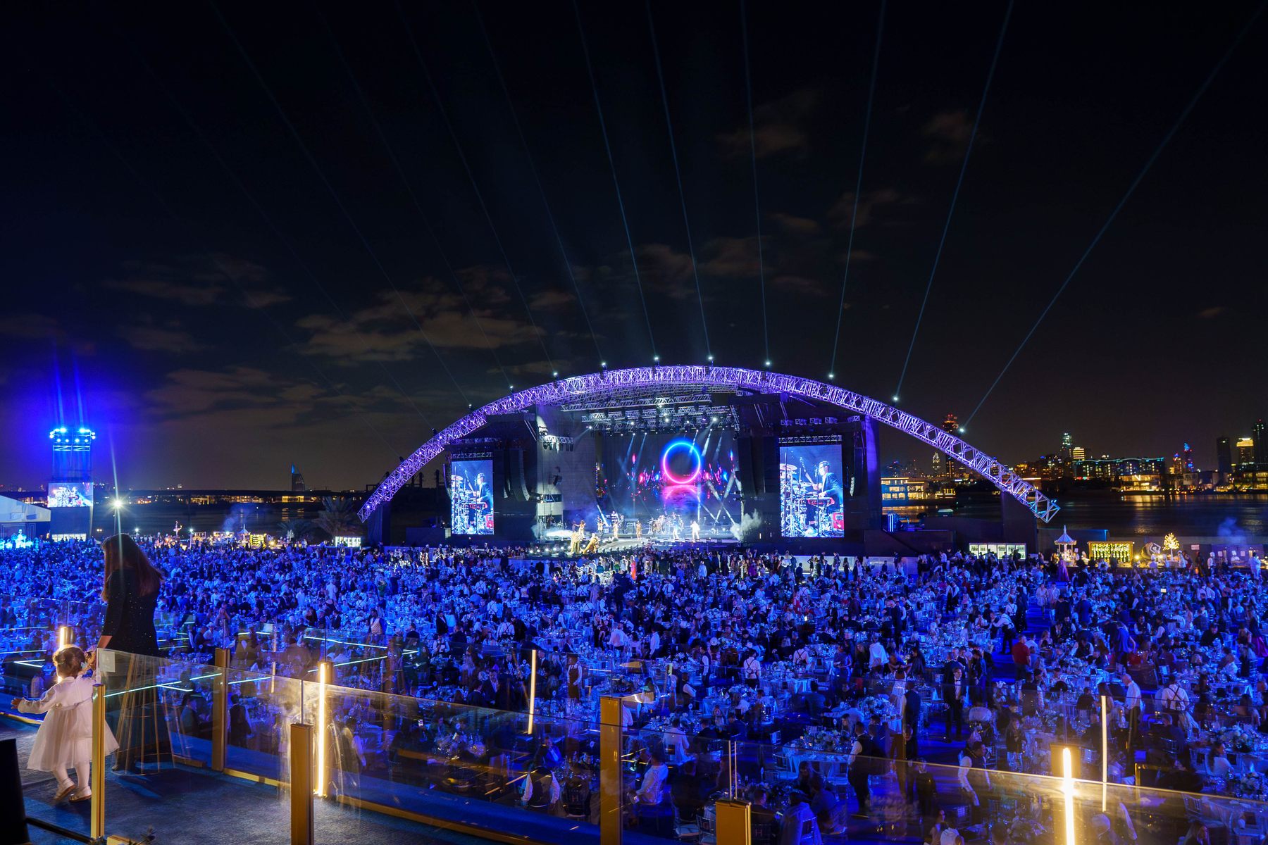 Atlantis New Year’s Eve with Maroon 5 from the Signature VIP Sky Suite — selected frame 18