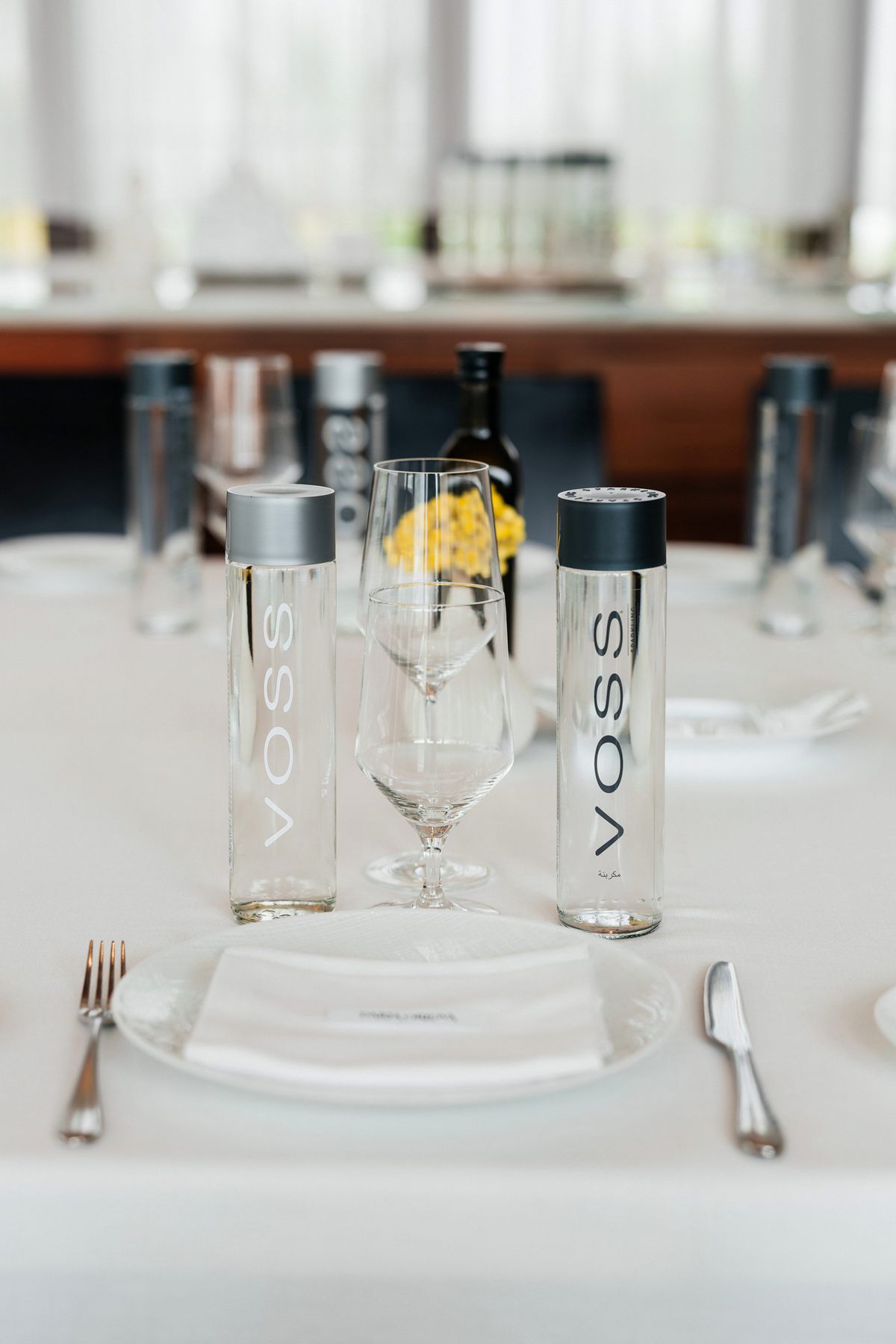 Mr K Nations at the VOSS Water business lunch in Dubai — selected frame 19