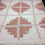 Thumbnail: Clearance - Mauve & White Log Cabin Patchwork Queen Quilt/Bedspread
