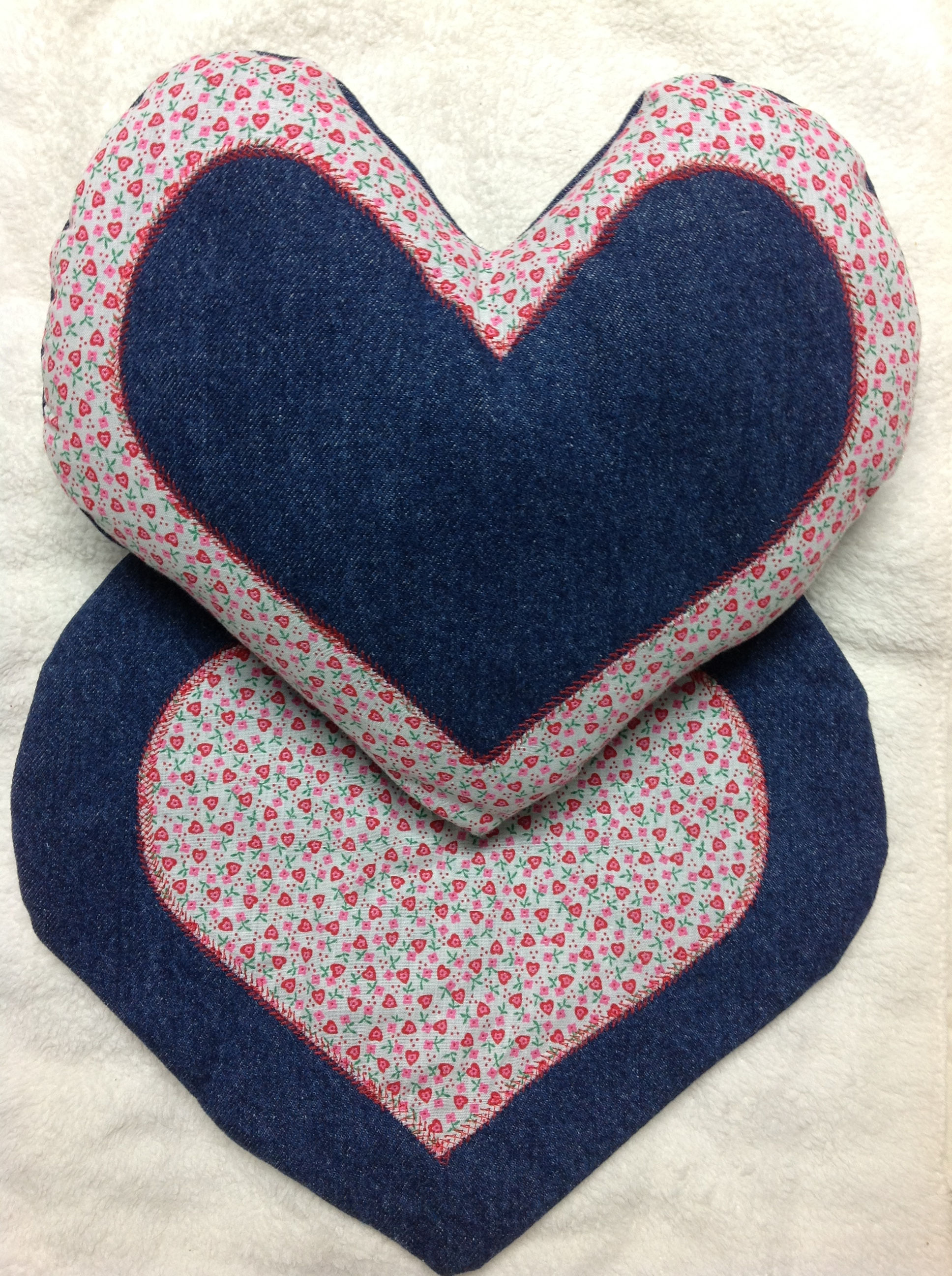 Two Hearts Together Throw Pillow Set