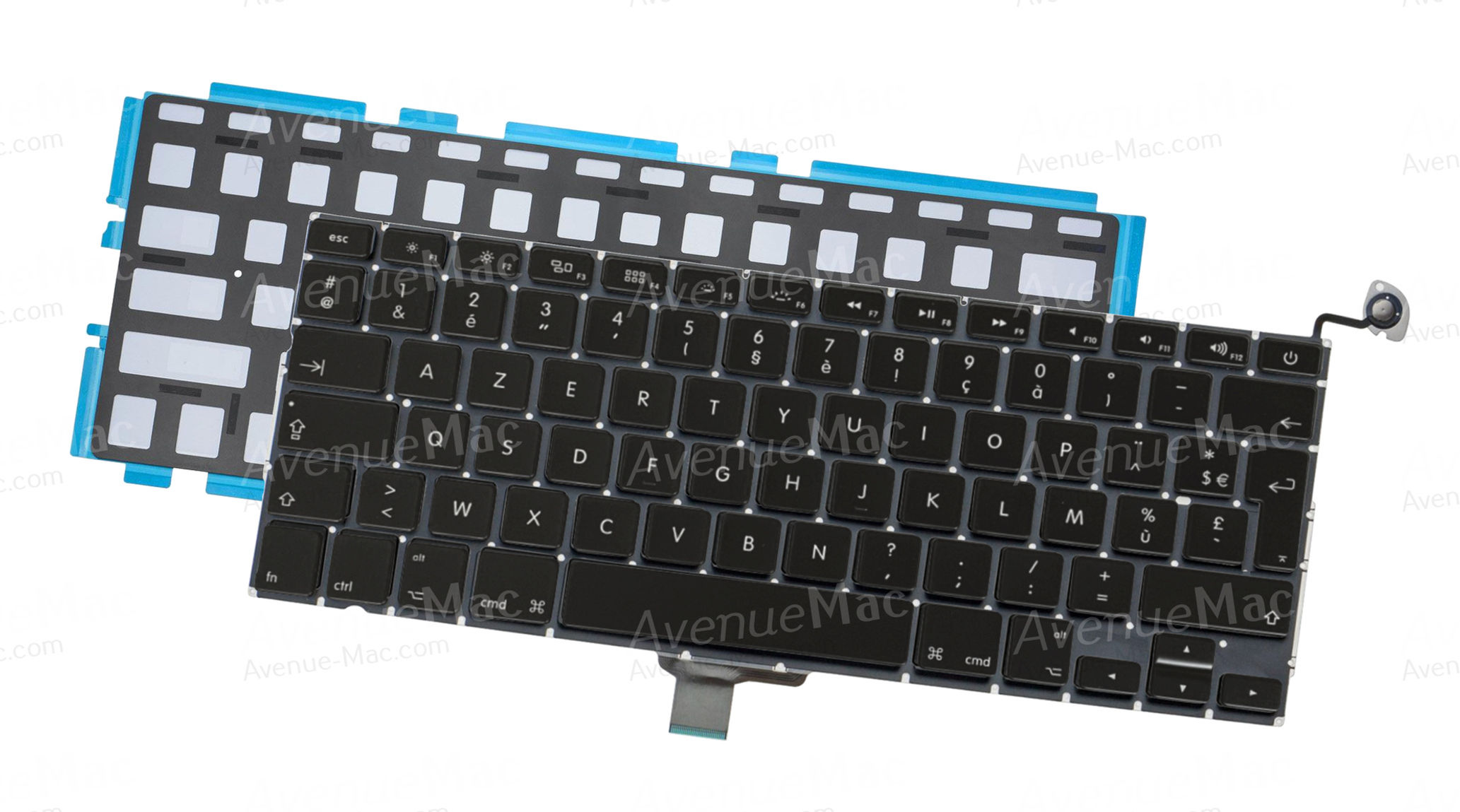 TECLADO FRANCÉS AZERTY RETROILUMINADO PARA MACBOOK PRO A1278 DE 13"