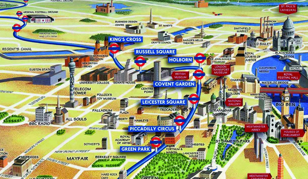 London Visual Map Image