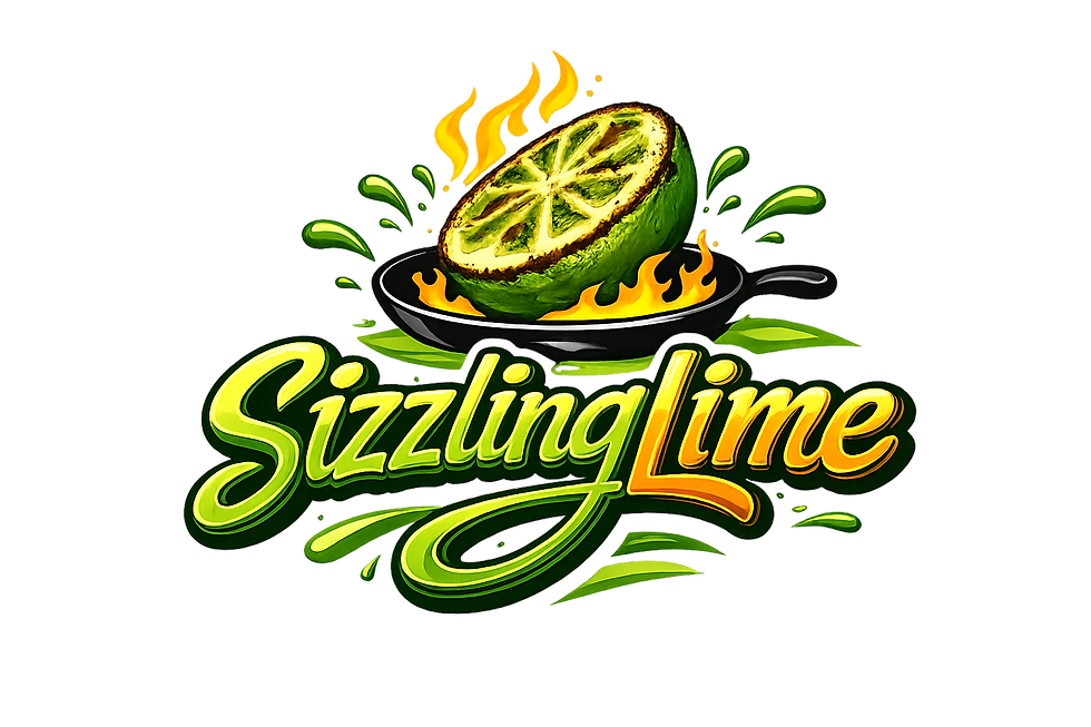 Sizzling Lime in a hot pan