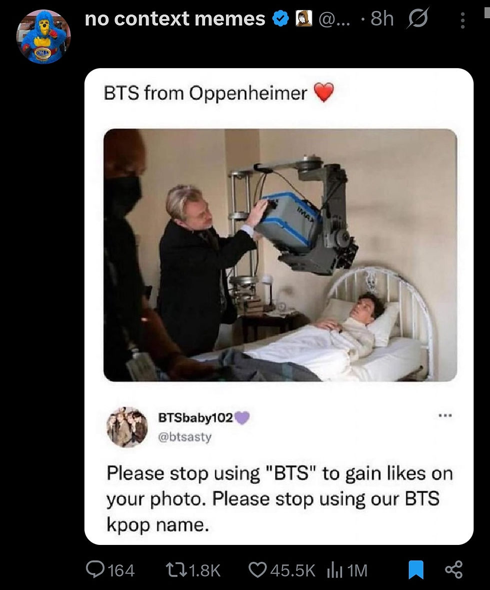 Don't forget who made it in the first place