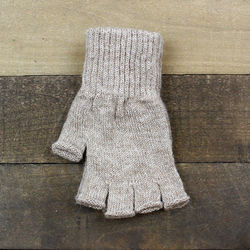 Fingerless Gloves Fawn