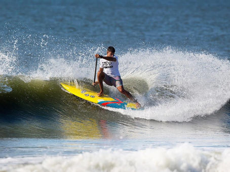 DAY 1 OF SUP SURF COMPETITION IN LONG BEACH SHOWCASES WORLD CLASS TALENT
