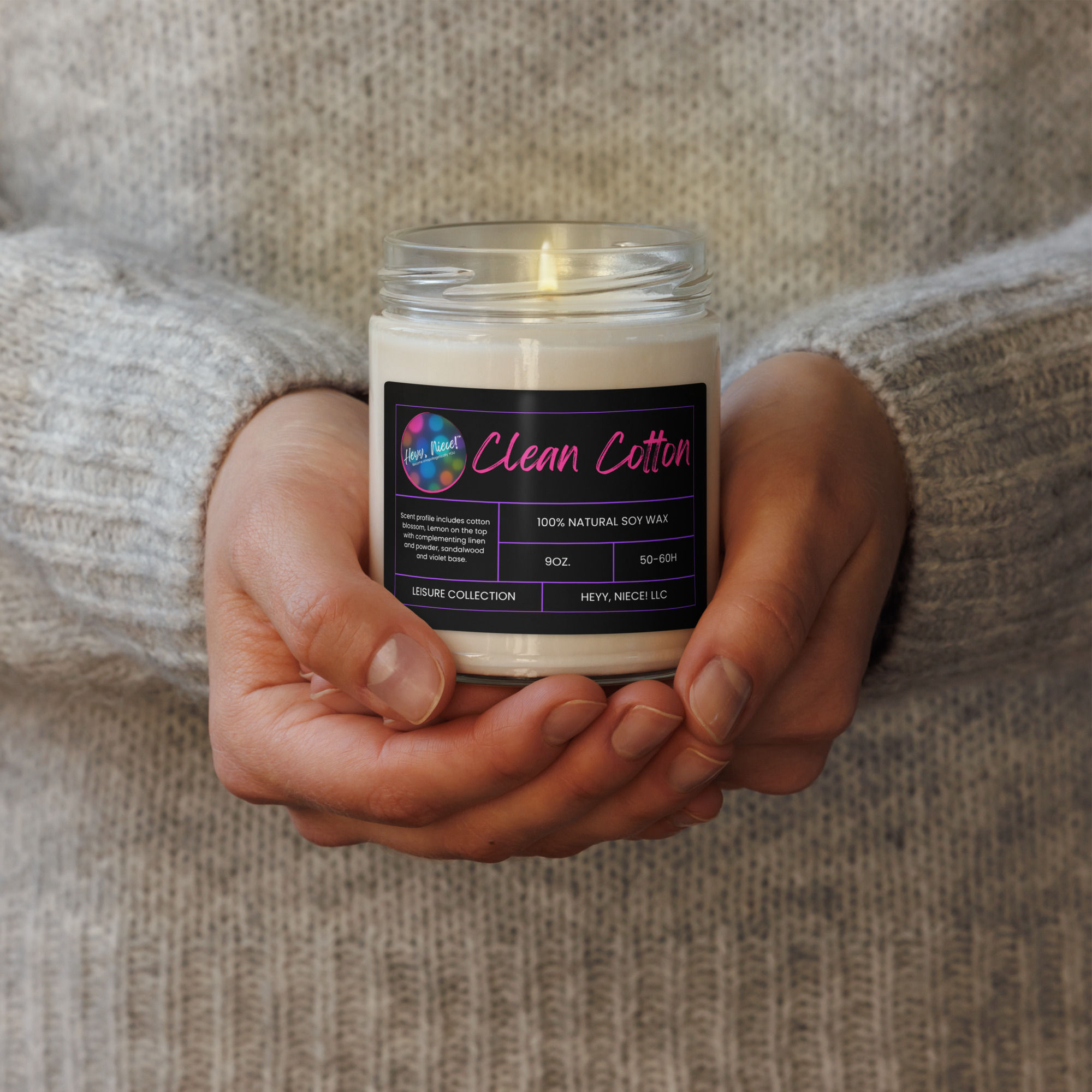 Leisure Time Candle (Clean Cotton)
