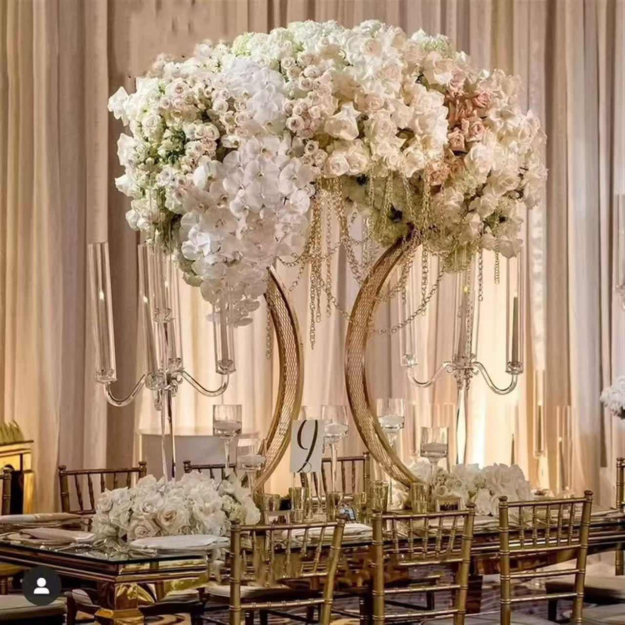Centerpiece Stand ( Flower arrangement not included)