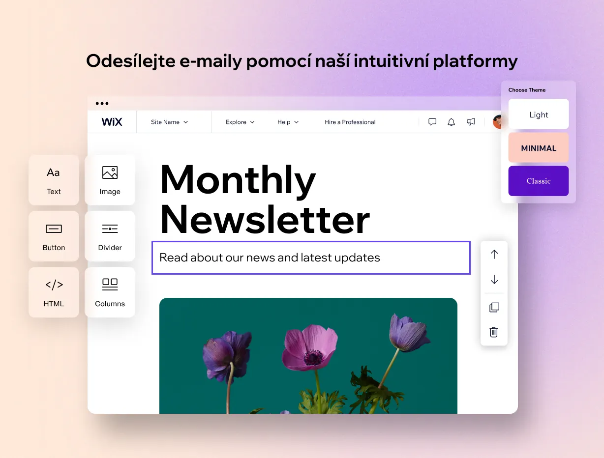 Wix E‑mail Marketing Preview 0