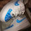 Thumbnail: Reflective icy blue custom Air Force 1s 