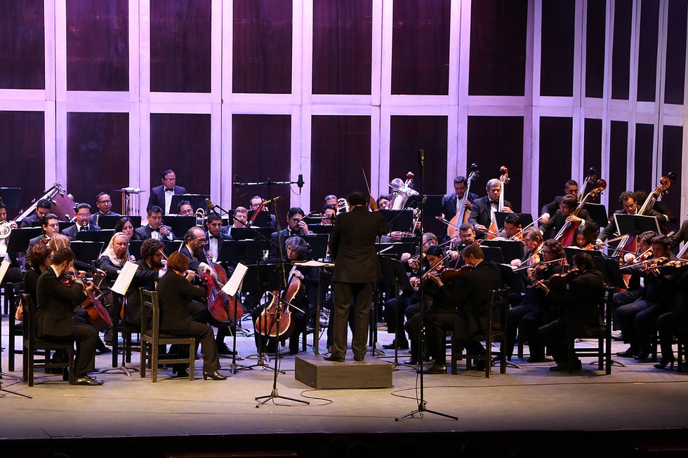 Concierto de la Orquesta Sinfónica de San Luis Potosí en el Teatro de la Paz