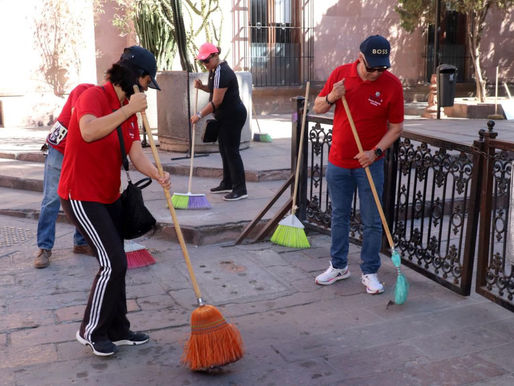 Alcalde Galindo encabeza regeneración del Centro Histórico en la jornada 500 de Capital al 100