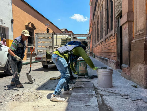 Gobierno de la Capital continúa labores de mantenimiento en el Centro Histórico |