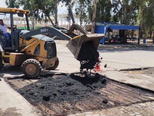 Gobierno de la Capital prepara nuevos puntos para bacheo profundo en la Zona Industrial