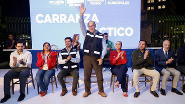 Enrique Galindo enciende nuevo alumbrado táctico en toda avenida Carranza