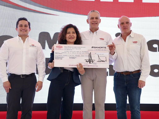 CMIC entrega al DIF de San Luis Capital donativo por casi 1 mdp para beneficiar a familias potosinas