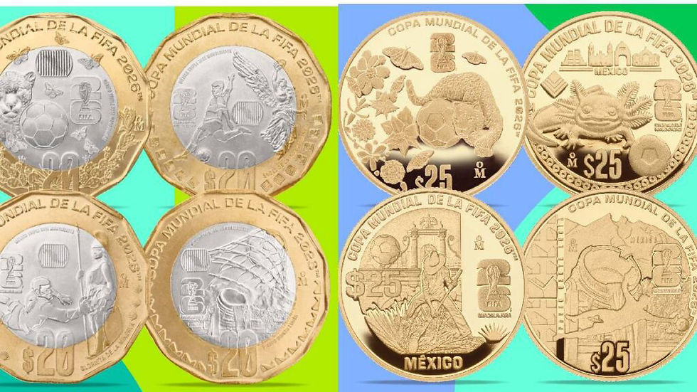 BANXICO PRESENTA LA COLECCIÓN OFICIAL DEL MUNDIAL 2026