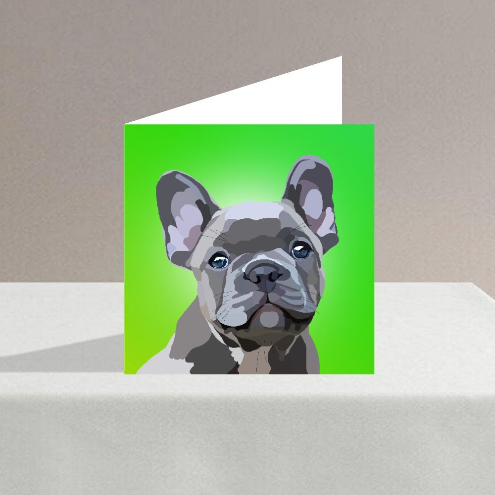 French Bulldog Greeting Card