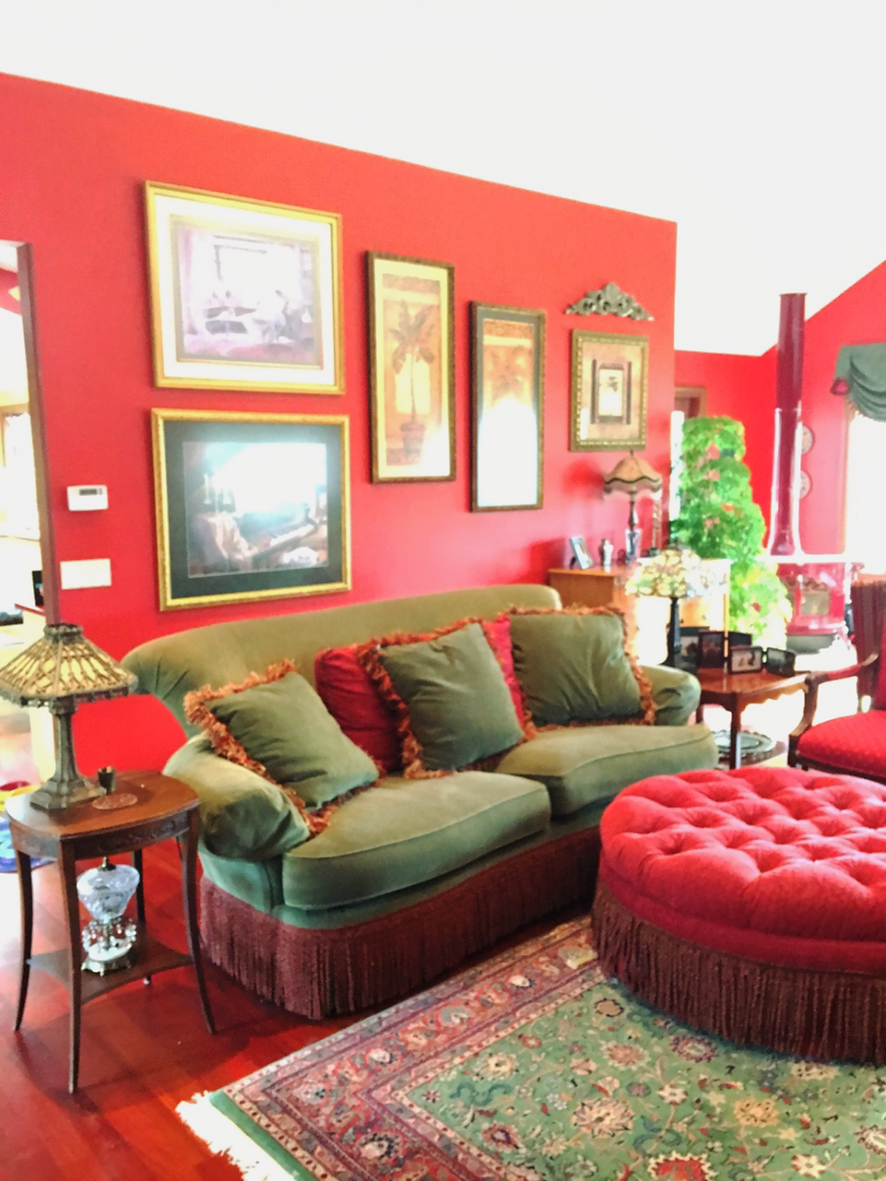 Create Drama With Grouping of Art on Large Walls