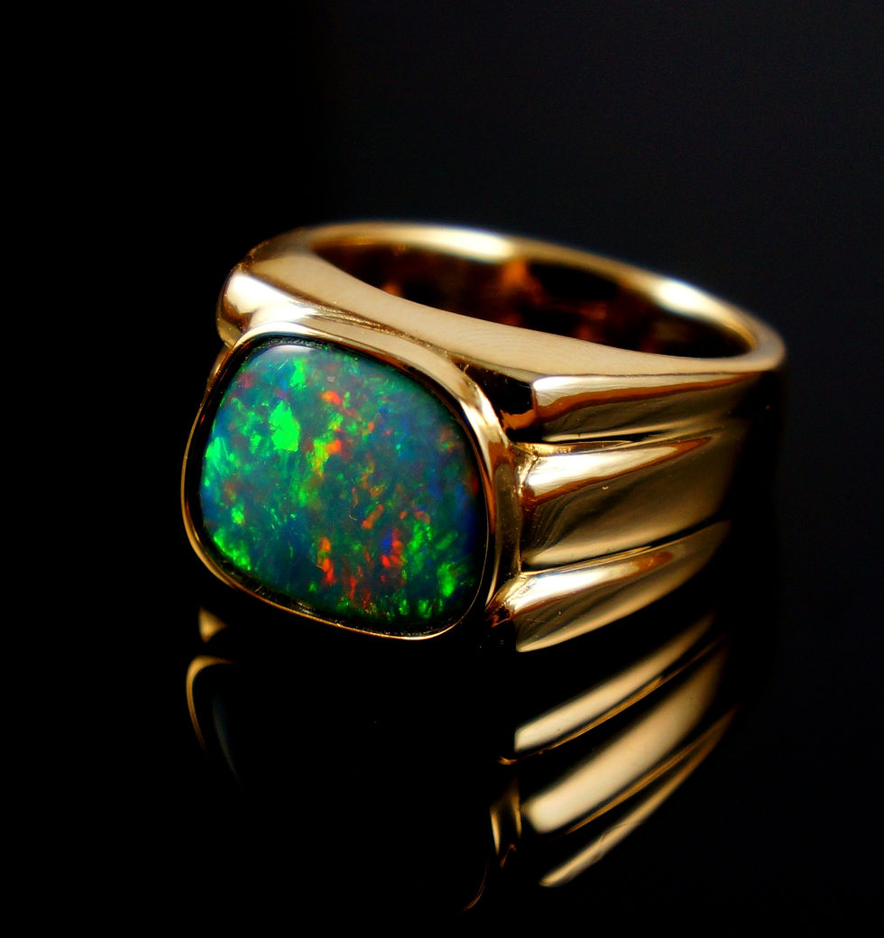 Mens Opal Ring