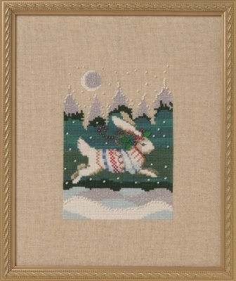 Winter Hare Holiday in the Forest | Nora Corbett Designs