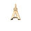 Thumbnail: Links of London 18kt Yellow Gold A Charm