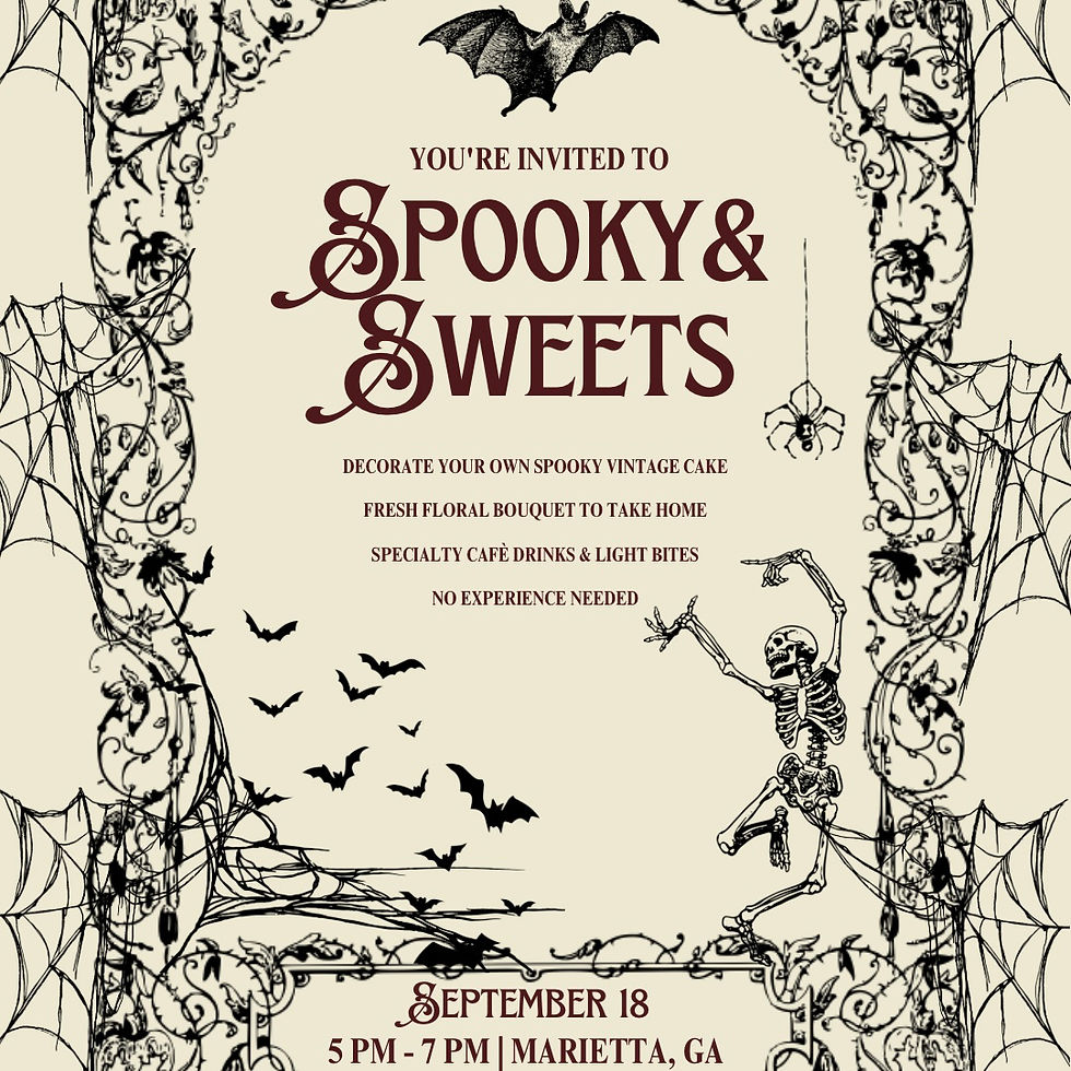 Spooky & Sweets Decorating Class
