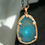 Thumbnail: Blue Agate Slice Pendant
